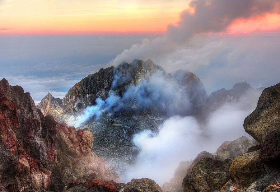 indonesia volcano photo