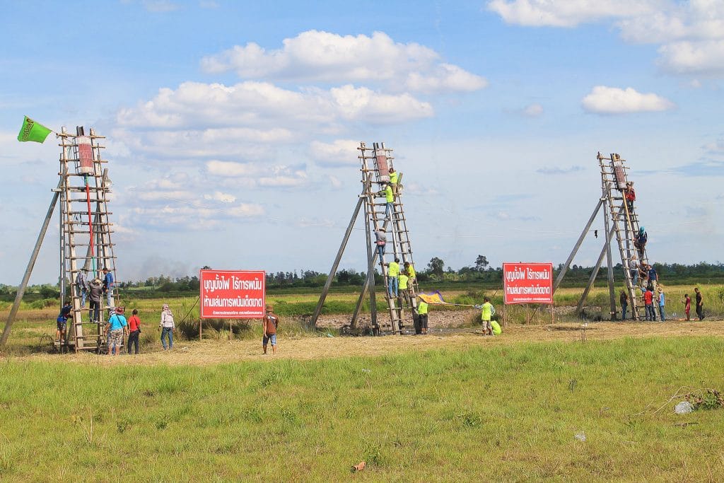 rocket festival laos thailand