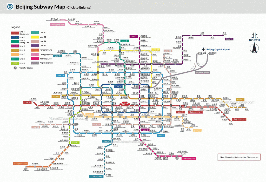 beijing metro map chine