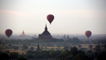 montgolfiere ban birmanie myanmar