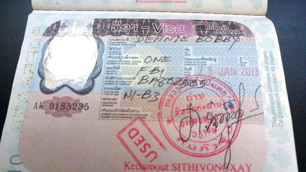 laos visa on arrival .. les visas lao