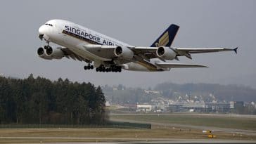 singapore airline et l'aeroport de Changi